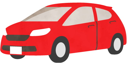 普通乗用車のイラスト